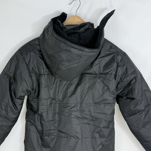 Revess Black Puffer Winter Coat Hooded Men Size L (14/16) NWT - Picture 8 of 16